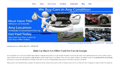 Desktop Screenshot of junkcarbuyerga.com
